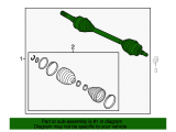 Axle, RH (Takeoff, Manual)